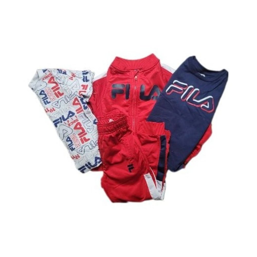 COPY - Fila, Track Suit with 2 tee shirts, Red/White/Blue